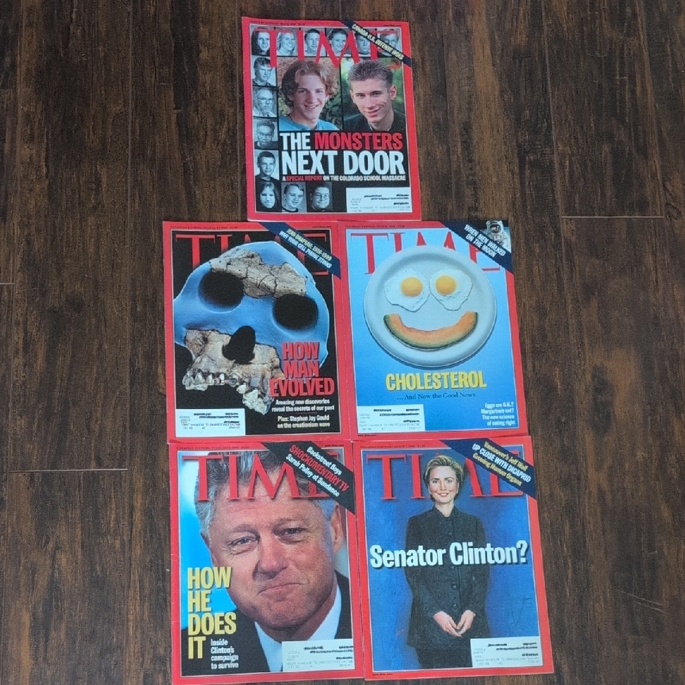*2/$20 Closet Clearout* EUC Vintage Time Magazine Collection 1999